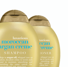 Organix Moroccan Shampoo, Label